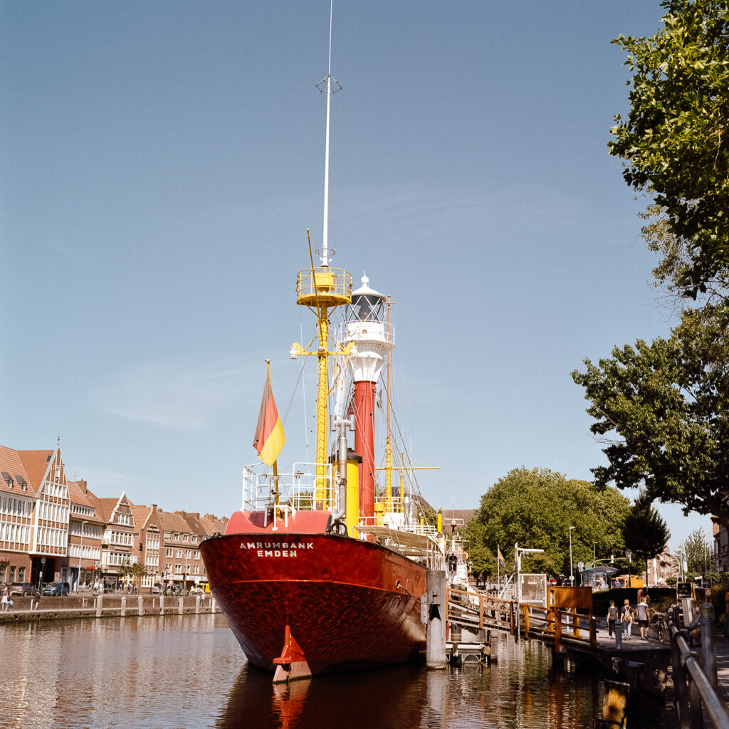 Das Feuerschiff Amrumbank - Deutsche Bucht in Emden